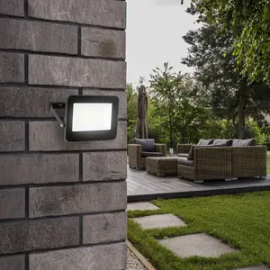 Outdoor technical led floor lamp projector class e Rabalux Flood image-2