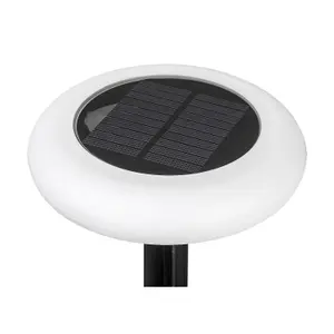 Zewnętrzna solarna lampa podłogowa z tworzywa sztucznego Rabalux image-2