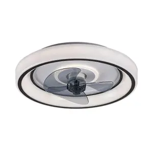 Interior metal ceiling light in acrylic Rabalux image-1