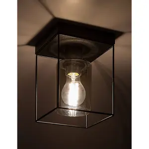 Innen-Deckenleuchte aus Metall und Glas ohne Glühbirne Rabalux Chadwick image-2