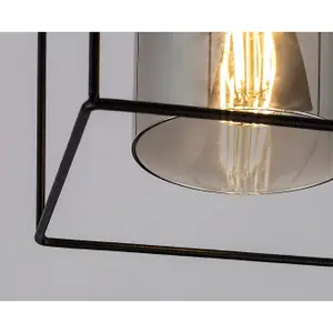 Innen-Deckenleuchte aus Metall und Glas ohne Glühbirne Rabalux Chadwick image-3