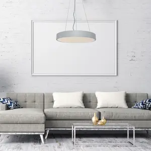 Interior metal ceiling lights with remote control, class g Rabalux Tesia 60W 3500lm 4800lm 3000-6000K D60cm H120cm IP20 image-2