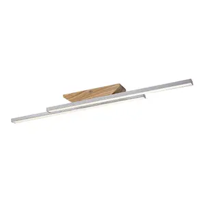 F-class metal/wood interior ceiling lights Rabalux Tamur 21W 1900lm 2490lm 4000K L80cm H5,5cm 25cm IP20 image-2