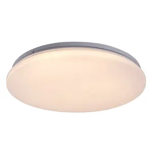 Lampada da soffitto rotonda in metallo per interni Rabalux Vendel 12W 3000K D25,5cm H5,5cm diametro d'installazione : 23cm IP20 Classe F image-0