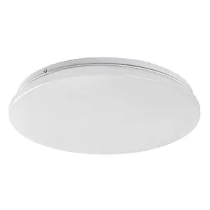 Lampada da soffitto rotonda in metallo per interni Rabalux Vendel 12W 3000K D25,5cm H5,5cm diametro d'installazione : 23cm IP20 Classe F image-1
