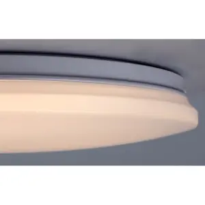 Lampada da soffitto rotonda in metallo per interni Rabalux Vendel 12W 3000K D25,5cm H5,5cm diametro d'installazione : 23cm IP20 Classe F image-4