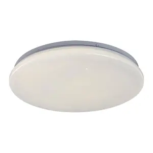 Interior round ceiling lamps in metal with star effect Rabalux Vendel 12W 4000K D25,5cm H5,5cm diamètre d'installation : 23,5cm IP20 Classe F image-0