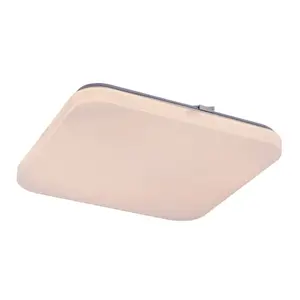 Quadratische Deckenleuchten für den Innenbereich, Metalllampe 1800lm Rabalux Vendel 18W 3000K D32cm H6cm IP20 Classe G image-0