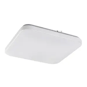 Square indoor ceiling metal lamps Rabalux Vendel 12W 3000K D28cm H6cm IP20 Classe G image-1