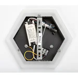 Innendeckenleuchte aus Metall und Kunststoff Rabalux Bitsi 23 W image-2