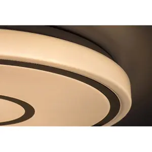 Plafones interiores metálicos, clase g Rabalux Taytum 25W 1680lm 2880lm 3000K D38cm H5cm IP20 image-4