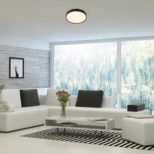 Wewnętrzna lampa sufitowa z metalu i tworzywa sztucznego klasy g Rabalux Nessira image-1