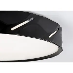 Wewnętrzna lampa sufitowa z metalu i tworzywa sztucznego klasy g Rabalux Nessira image-4