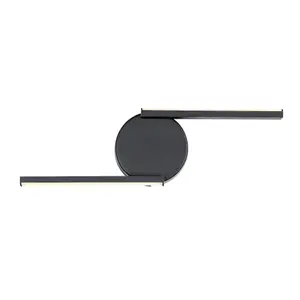 Metal interior wall lamp with g-class plastic shade Rabalux Sabira 8W 340lm 790lm 4000K 12xH37,5cm L6cm 11cm IP20 image-0