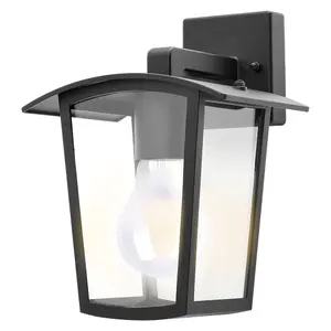 Lampada da parete per esterni con paralume in plastica Rabalux Taverna E27 1xMAX 15W IP44 image-0