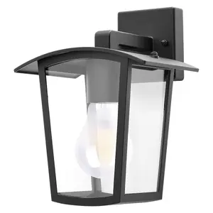 Lampada da parete per esterni con paralume in plastica Rabalux Taverna E27 1xMAX 15W IP44 image-1