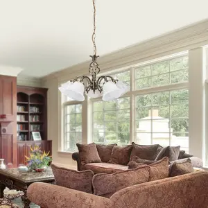 5-arm chandelier Rabalux Beckworth D55 cm image-1