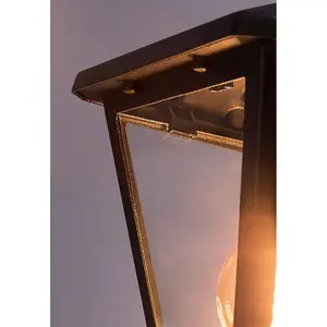 Außenwandleuchte aus Aluminium mit Glasschirm ohne Lichtquelle Rabalux Paravento E27 1xMAX 40W 16x22cm L19,5cm IP44 image-4