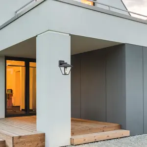 Außenwandleuchte aus Aluminium mit Glasschirm ohne Lichtquelle Rabalux Paravento E27 1xMAX 40W 16x22cm L19,5cm IP44 image-3