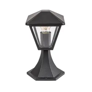 Lampadaire extérieur en aluminium sans source lumineuse IP44 Rabalux Paravento E27 1xMAX 40W L16cm H29cm image-0