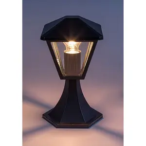 Lampadaire extérieur en aluminium sans source lumineuse IP44 Rabalux Paravento E27 1xMAX 40W L16cm H29cm image-2