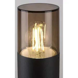 Lampada da terra per esterni in alluminio con paralume in plastica, lampadina non inclusa Rabalux Teplice , E27 1xMAX 12W H60cm D8cm IP44 image-2