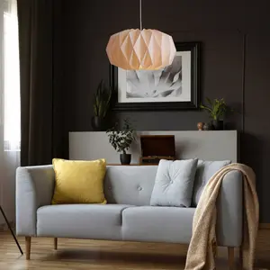 Innenkronleuchter aus Metall mit Papierschirm ohne Glühbirne Rabalux Ormini E27 1xMAX 25W image-4