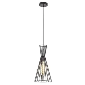 Interior metal ceiling light without bulb Rabalux Leandros image-0