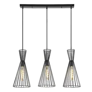 Interior metal ceiling light without bulb Rabalux Leandros image-0