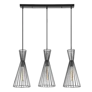 Interior metal ceiling light without bulb Rabalux Leandros image-1