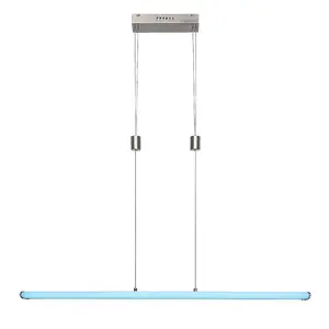 Interior metal ceiling lights class g Rabalux Temperius 24W 1415lm 1950lm 3000K L100x3cm 1x2025CR IP20 image-0