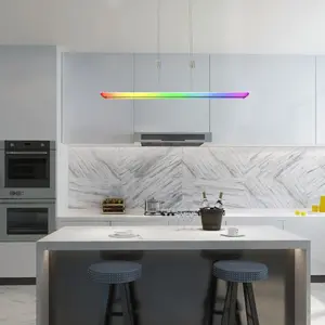 Interior metal ceiling lights class g Rabalux Temperius 24W 1415lm 1950lm 3000K L100x3cm 1x2025CR IP20 image-2