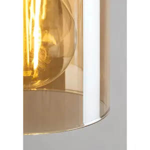 Wewnętrzna lampa sufitowa z metalu/drewna/szkła bez żarówki Rabalux Niylah image-4