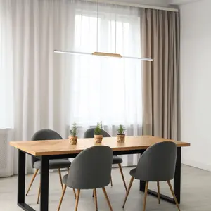 F-class metal/wood interior ceiling lights Rabalux Tamur 26W 2250lm 2830lm 4000K L110cm H150cm IP20 image-2