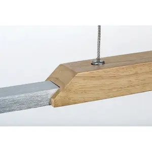 F-class metal/wood interior ceiling lights Rabalux Tamur 26W 2250lm 2830lm 4000K L110cm H150cm IP20 image-3