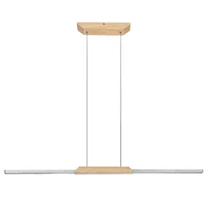 F-class metal/wood interior ceiling lights Rabalux Tamur 26W 2250lm 2830lm 4000K L110cm H150cm IP20 image-1