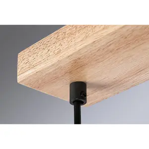 Interior ceiling lights wooden lamp without bulb Rabalux Toras GU10 4xMAX 5W L60cm D6cm H150cm IP20 image-2