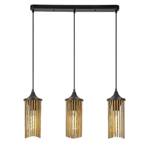 Hanging lamp Rabalux Roxas E27 3xMAX image-0