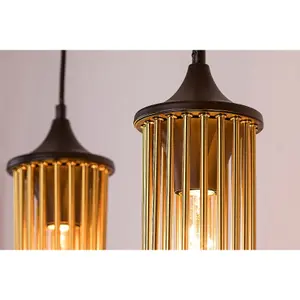 Hanging lamp Rabalux Roxas E27 3xMAX image-3