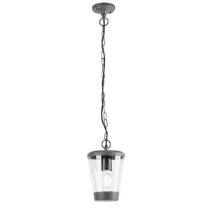 Lampada da soffitto da esterno in alluminio senza sorgente luminosa Rabalux Savano E27 1xMAX 40W L16cm H85cm IP44 image-4
