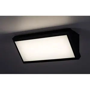 Surface-mounted outdoor plastic luminaire with class g plastic shade Rabalux Rapla 1000lm image-3