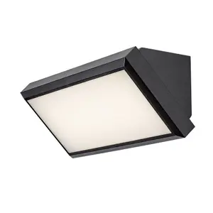 Surface-mounted outdoor plastic luminaire with class g plastic shade Rabalux Rapla 1000lm image-1