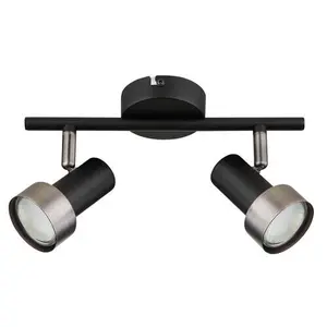 Innendeckenleuchte aus Metall ohne Glühbirne Rabalux Konrad image-1