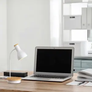 Inomhusbordslampa i metall/trä utan glödlampa Rabalux Mosley image-2