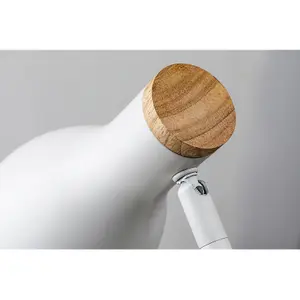 Inomhusbordslampa i metall/trä utan glödlampa Rabalux Mosley image-3