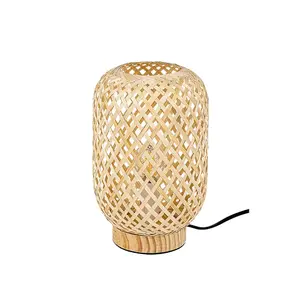 Tischlampe für den Innenbereich aus Metall/natürlichem Holz Rabalux image-0