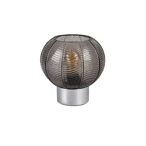 Metalowa i szklana lampa stołowa do wnętrz Rabalux Monet image-0