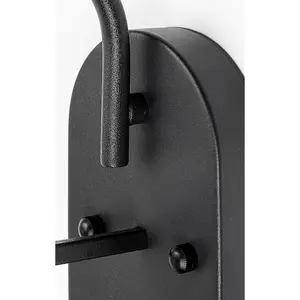 Invändig vägglampa i metall med glasskärm Rabalux Tirina E27 1xMAX15W H26,5cm D15cm L21cm IP44 image-3