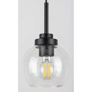 Lámparas de techo metálicas para interiores Rabalux Tirina E27 1xMAX15W D15cm H120cm image-3