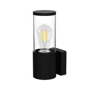 Lampa zewnętrzna, aluminiowa obudowa z plastikowym kloszem Rabalux Wellington E27 1xMAX 60W IP44 taille 9x24x11,5cm image-0